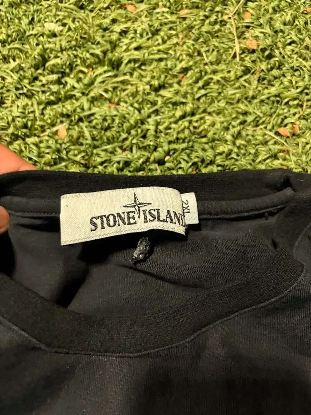 Stone Island Long Sleeve Crew Neck T-Shirt with Compass Patch